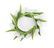 Load image into Gallery viewer, Mini Tulip Candle Ring Wreath