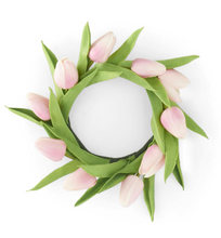 Load image into Gallery viewer, Mini Tulip Candle Ring Wreath