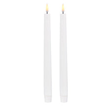 Load image into Gallery viewer, Set of Two Taper Battery Candles