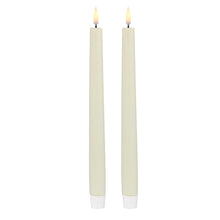 Load image into Gallery viewer, Set of Two Taper Battery Candles