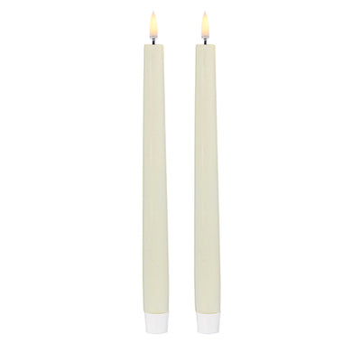 Set of Two Taper Battery Candles