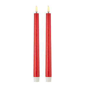 Set of Two Taper Battery Candles