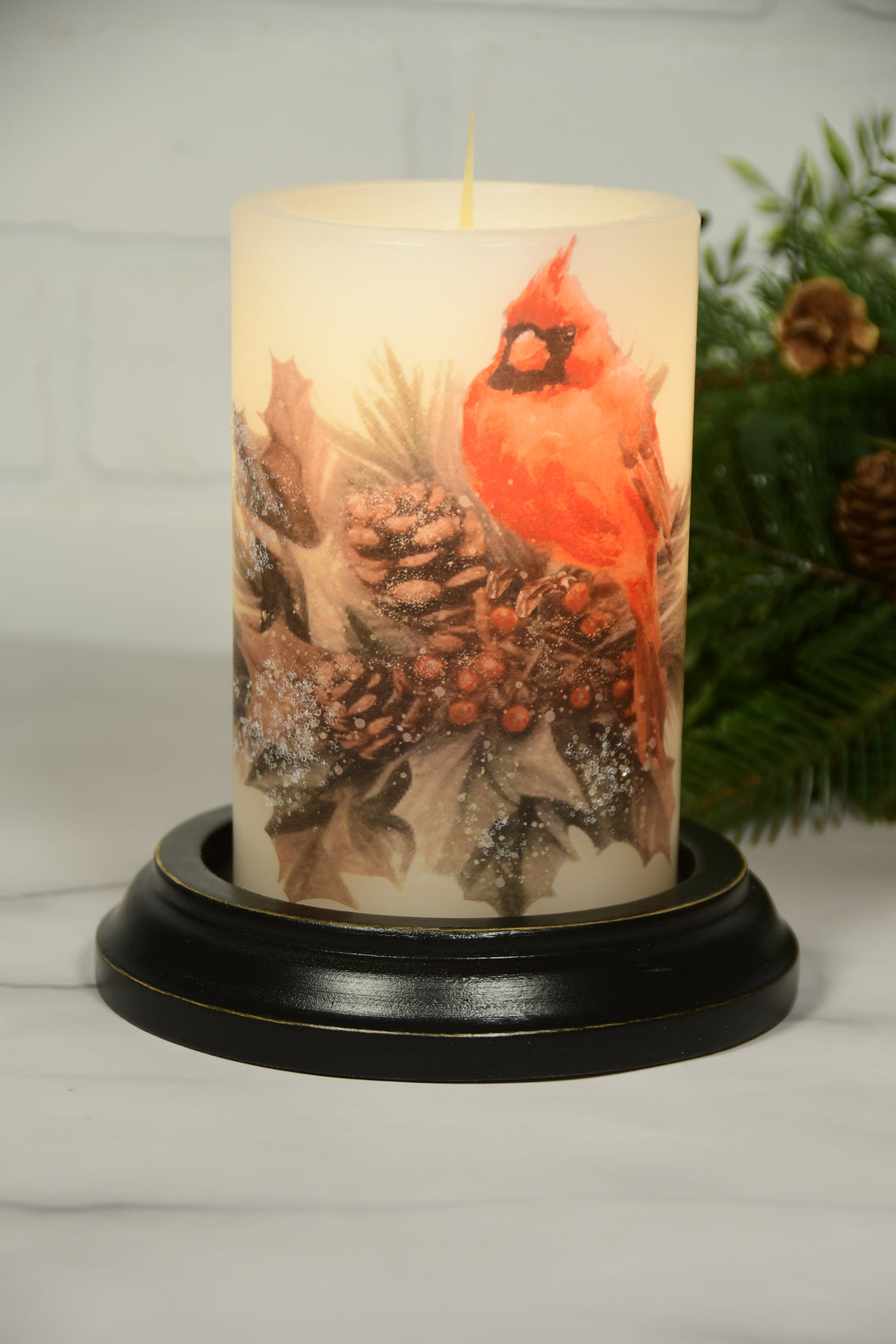 Christmas Cardinal Pine LastingLite Sleeve