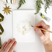 Load image into Gallery viewer, Paintable Notecards-Wreaths