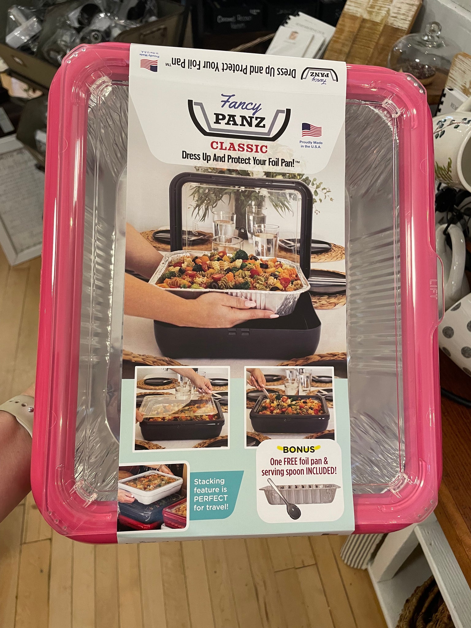 White Classic Fancy Panz 2 in 1 Casserole Carrier