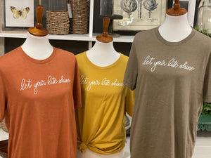 Let Your Lite Shine T-Shirt-Short & Long Sleeve