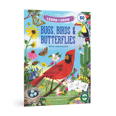 Learn to Draw Bugs, Birds, Butterflies