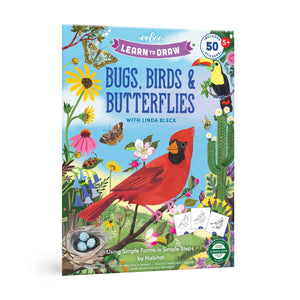 Learn to Draw Bugs, Birds, Butterflies