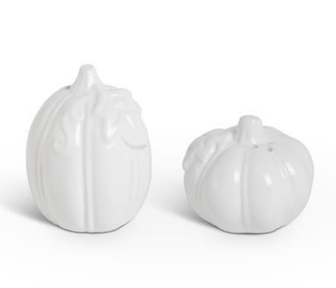 Pale Pumpkin Salt and Pepper Shakers