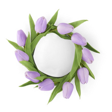Load image into Gallery viewer, Mini Tulip Candle Ring Wreath