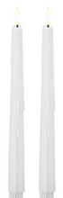 Load image into Gallery viewer, S/2 11.5" White Drip LED Candles