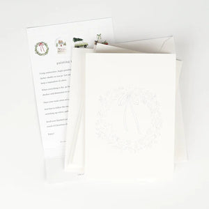 Paintable Notecards-Christmas Cheer