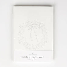 Load image into Gallery viewer, Paintable Notecards-Christmas Cheer