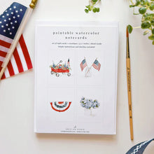 Load image into Gallery viewer, Paintable Notecards-Americana