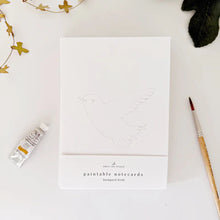 Load image into Gallery viewer, Paintable Notecards-Backyard Birds