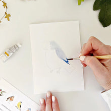 Load image into Gallery viewer, Paintable Notecards-Backyard Birds