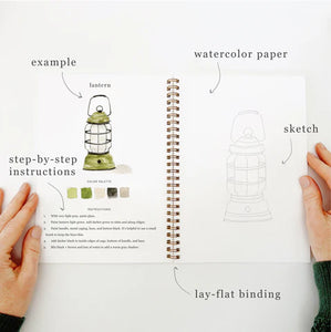 Watercolor Workbook-Camping