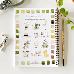 Watercolor Workbook-Gardening