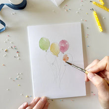 Load image into Gallery viewer, Paintable Notecards-Celebrate