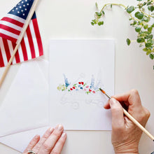 Load image into Gallery viewer, Paintable Notecards-Americana