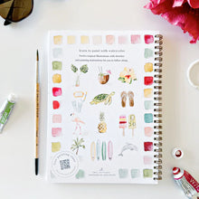 Load image into Gallery viewer, Watercolor Workbook-Tropical