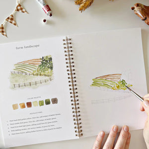 Watercolor Workbook-Farm