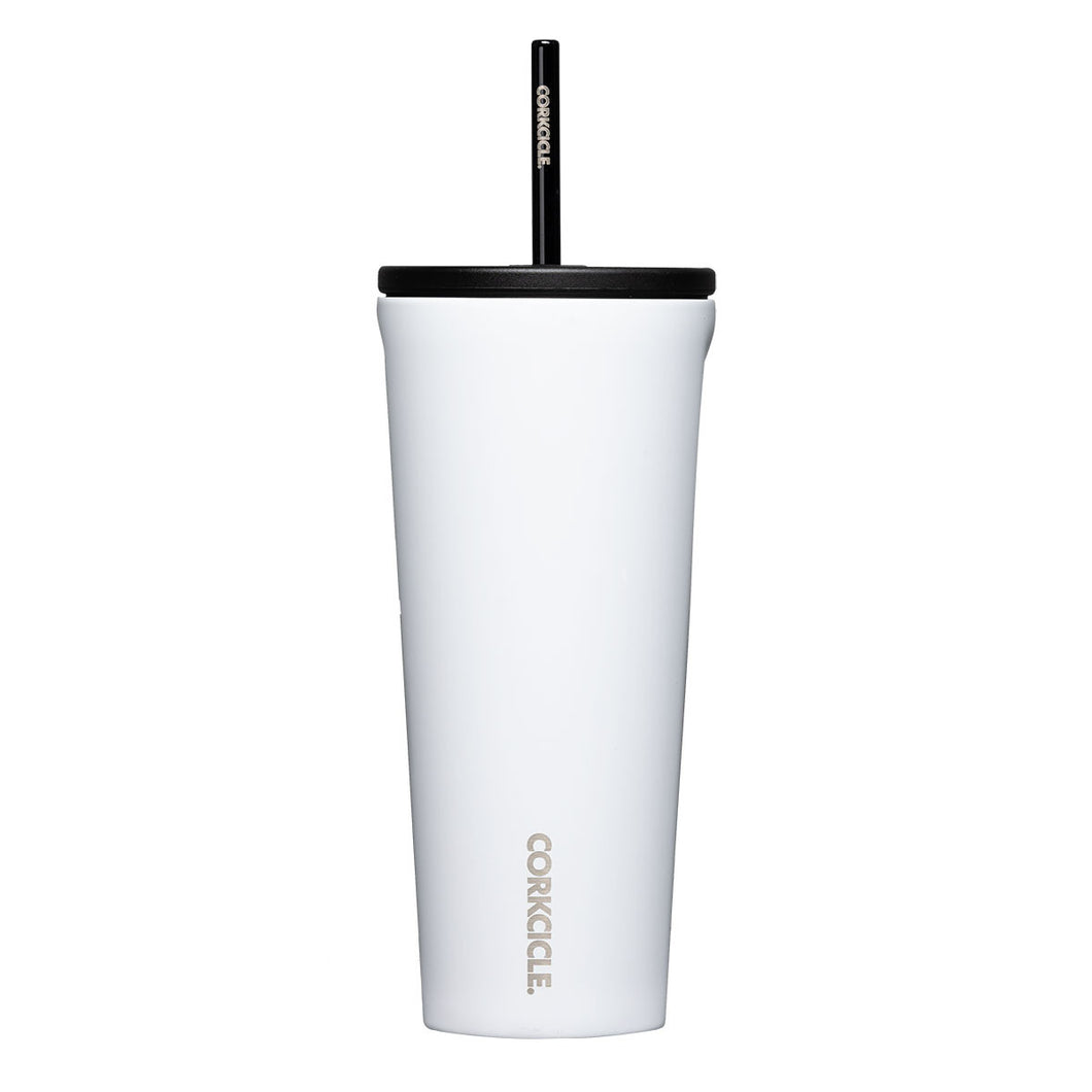 Corkcicle 24oz Cold Cup-Gloss White